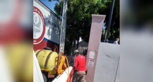 Sanitizan nuevamente instalaciones del Hospital Civil de Culiacán