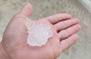 Cae granizo en el pueblo mágico de El Fuerte