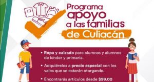 Anuncian inicio del programa “Apoyo a las Familias de Culiacán”
