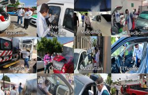 Apoya el PAS sanitizando autos en 12 municipios
