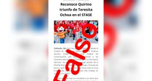 Alerta Comunicación de Gobierno de Sinaloa por aparente “fake news”