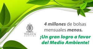 SE HAN DEJADO DE ENTREGAR EN TOLUCA CUATRO MILLONES DE BOLSAS PLÁSTICAS.