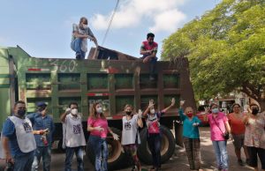 En colonias populares de Culiacán el Partido Sinaloense aplica FumiPAS, descacharrización, sanitización y entrega de cubrebocas