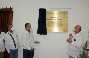 Realizan UAS y SEP homenaje póstumo a Arnoldo Martínez Verdugo