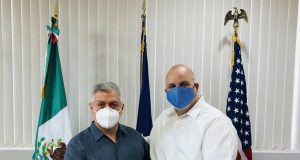 Cónsul de Estados Unidos entrega a SSP Sinaloa llaves de vehículos donados por Iniciativa Mérida