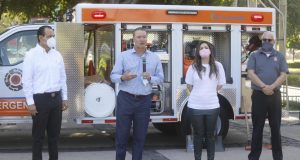 Recibe Sinaloa donación de camión de bomberos por parte TransCanada