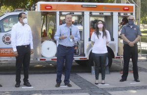 Recibe Sinaloa donación de camión de bomberos por parte TransCanada