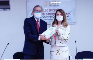 Quirino envía al Congreso del Estado su Cuarto Informe de Gobierno