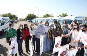 Entregan Quirino y Rosy Fuentes a DIF municipales, 13 unidades Van para discapacitados