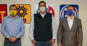 Registran alianza por Sinaloa el PRI, PAN y PRD