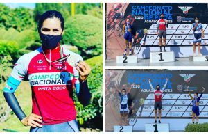 La sinaloense Yareli Salazar gana 5 oros y 1 bronce en el Campeonato Nacional de Pista