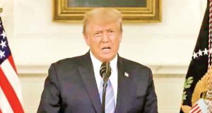 Admite Trump que nueva administración tomará posesión el 20 de enero