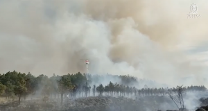 De forma inmediata, combate Toluca incendio en las inmediaciones de Tlacotepec