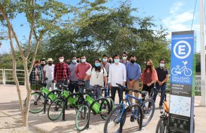 Instalan bici-estacionamiento en la Unidad de Gobierno Estatal