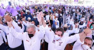 La unidad PAS-MORENA cierra jornada electoral en el municipio de Navolato