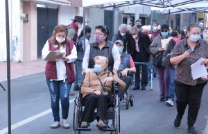 Exitoso y sin contratiempos, primer día de la segunda dosis de vacuna contra COVID-19 en Toluca