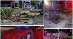 Se quedan sin agua zona norte, Humaya y centro de Culiacán por accidente de auto