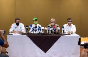 Declina Tomás Saucedo, candidato del Verde, a favor de Rocha Moya