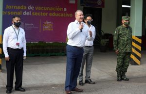 Quirino agradece a AMLO el inicio de vacunación para maestros