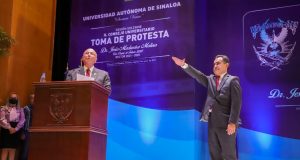 Rinde protesta Jesús Madueña Molina como rector de la UAS