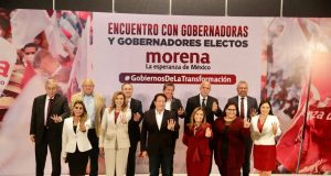 Firman gobernadores electos de MORENA carta compromiso con la Cuarta Transformación