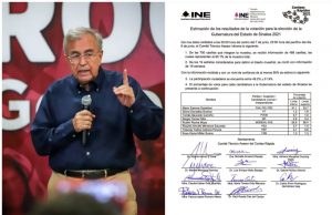 No existe ninguna posibilidad de revertirse esta ventaja: Rubén Rocha Moya