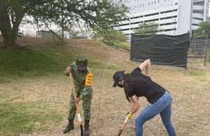 Ejército lleva a cabo la arborización del “Paseo de la Alegría” en Culiacán