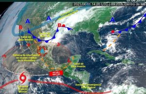 Se aleja de México la tormenta tropical “Blanca”