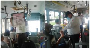 Inicia Vialidad campaña de concientización anti COVID en transporte público