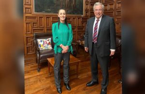 Rocha Moya se reúne con Claudia Sheinbaum; comparten experiencias académicas y de gobierno