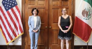 ‘Look’ de Tatiana Clouthier en gira por Estados Unidos genera polémica