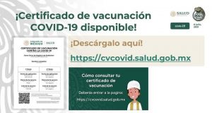 Aquí te decimos cómo solicitar tu Certificado de Vacunación contra Covid-19