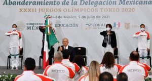 Abanderan a delegación mexicana de Juegos Olímpicos