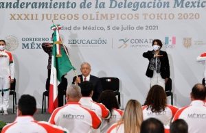 Abanderan a delegación mexicana de Juegos Olímpicos