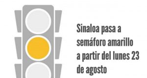 Sinaloa pasará a semáforo “amarillo”, luego de varias semanas en rojo