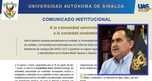 Anuncia la UAS regreso a clases “mixto”; aquí cómo funcionará