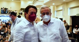 Asiste Rocha Moya a informe del senador Américo Villarreal