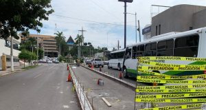 Alcalde supervisa obra vial sobre el bulevar Álvaro Obregón y Ciudades Hermanas