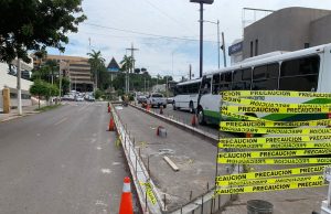 Alcalde supervisa obra vial sobre el bulevar Álvaro Obregón y Ciudades Hermanas