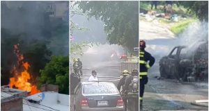 Pipa de gas LP explota después de choque contra una moto; fue en la colonia 5 de Mayo