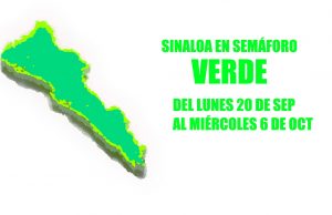 Sinaloa pasará a “verde” en el semáforo epidemiológico
