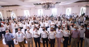 Cientos de integrantes del grupo “Mazatlán Nos Une” se afilian al PAS