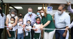 Inauguran Quirino y líder del STASE primaria en Culiacán