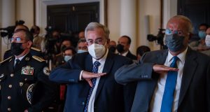 Asiste Rocha Moya al primer mensaje de Durazo al frente del gobierno de Sonora