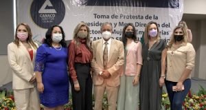 Asiste Alcalde a toma de protesta de Presidenta de CANACO SERVyTUR Culiacán