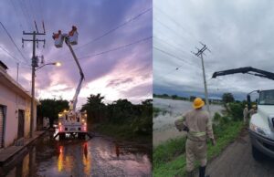 Restablece la CFE suministro eléctrico al 80% a usuarios afectados por el huracán “Pamela”