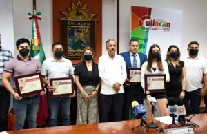 Gerardo Rochín, Elsa Koyama, Reymundo Calderón y Adán Cárdenas, reciben Premio Municipal del Deporte 2021