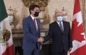 AMLO y Trudeau se reúnen en Washington
