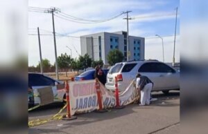 Trabajadores de la Salud se retiran del plantón en bulevar Miguel Tamayo, en sector Valle Alto