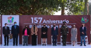 Participa Estrada Ferreiro en Conmemoración de la Batalla de San Pedro, en Navolato